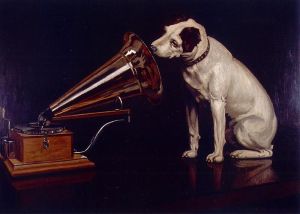 http://commons.wikimedia.org/wiki/File:His_Master%27s_Voice.jpg