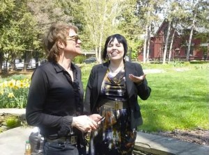 From Left: Eric Lott and Jennifer Stoever. Image by Jeanette Jouili