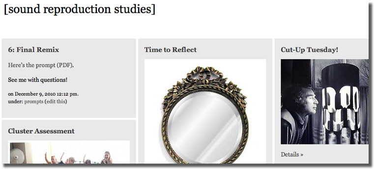 Screen Grab of Technologies of Expression