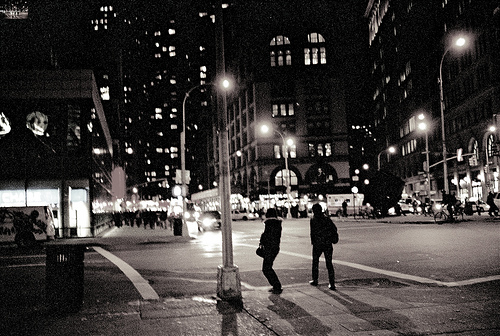 "New York City at Night" by Flickr user Alyssa L. Miller under Creative Commons License 2.0