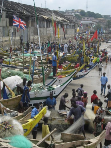 Outside Cape Coast Castle, Image by Flickr User Abby Flatcoat