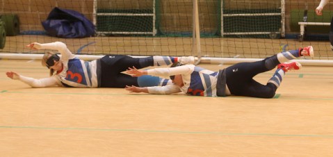 Goalball team practice at the ParalympicsGB Training Camp, Image by Flickr User The Department for Culture, Media and Sport