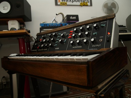 Minimoog, Image by Flickr User Francesco Romito 3578152083_b3a0bcb610_z
