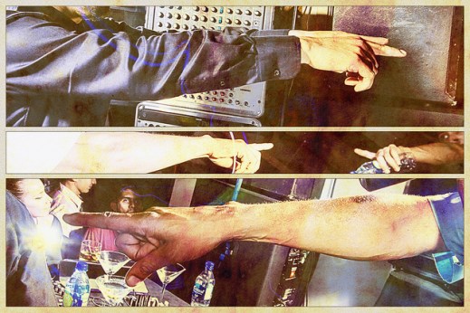 Minimoog in Live DJ Performance, Image by Fluckr Users Huba and Silica