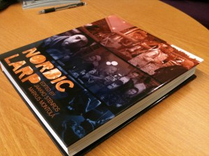 Tons of great examples of work in the Nordic larp genre are in this book. Image borrowed from FransBadger @Flickr.