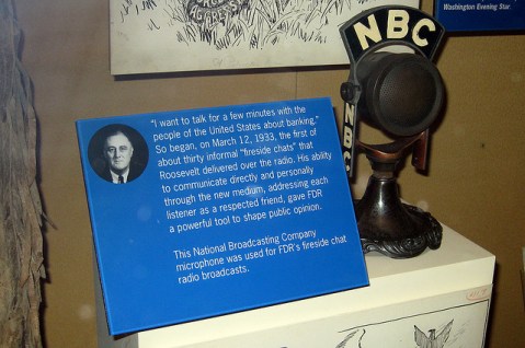 "Washington DC - National Museum of American History: Fireside Chat microphone" by Flickr user Wally Gobetz, CC BY-NC-ND 2.0