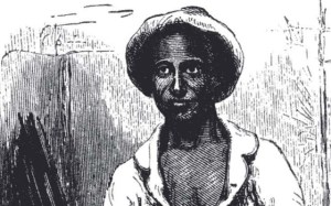 Etching of Solomon Northrup "in his Plantation Suit" accompanying his 1853 Narrative