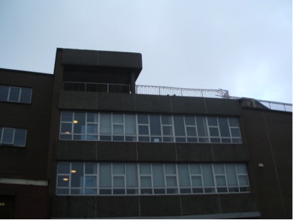 A primary school in Smithfield. The play area is on the school roof