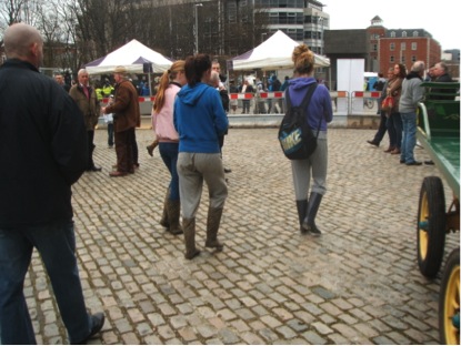 Teenage girls at the fair