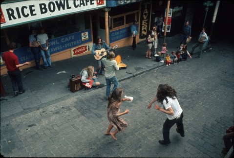 "Musicians and dancers at Pike Place Market, circa 1972" by Flickr user Seattle Municipal Archives, CC BY 2.0