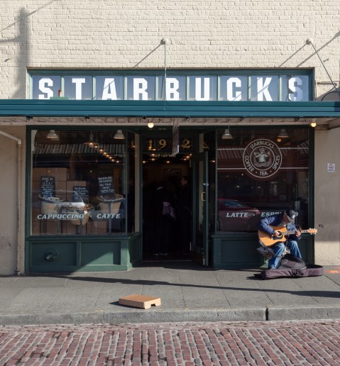 "Original Starbucks" by Flickr user John Tregoning, CC BY 2.0
