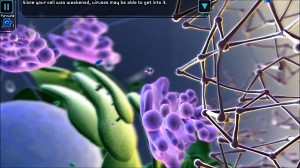 An image of the game's space-like world.