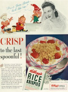 "WWII Food Ad, Kellogg's Rice Krispies Cereal..." by Flickr user Classic Film, CC BY-NC 2.0