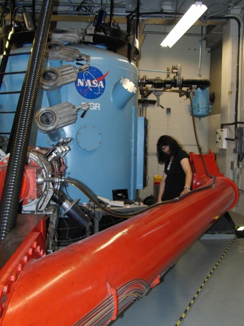 The artist at the AVGR