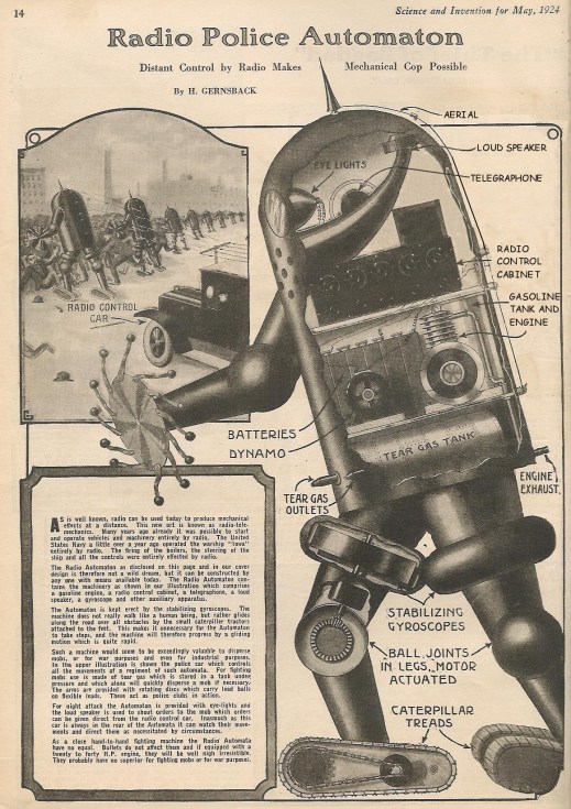 "Radio Police Automation 1924," by Robert Wade, CC BY-NC-SA.