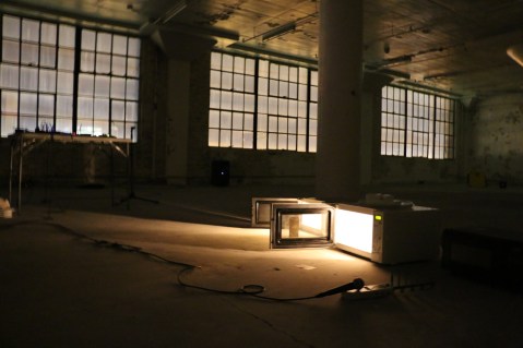 Kristen Roos' set up for his Grids performance