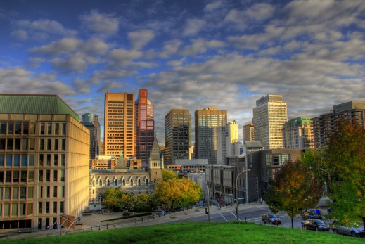 "Montreal skyline from McGill University" by Flickr user slack12, CC BY-NC-ND 2.0