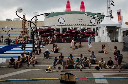 "Place des Arts" by Flickr user Logan Charlot, CC BY-NC-SA 2.0