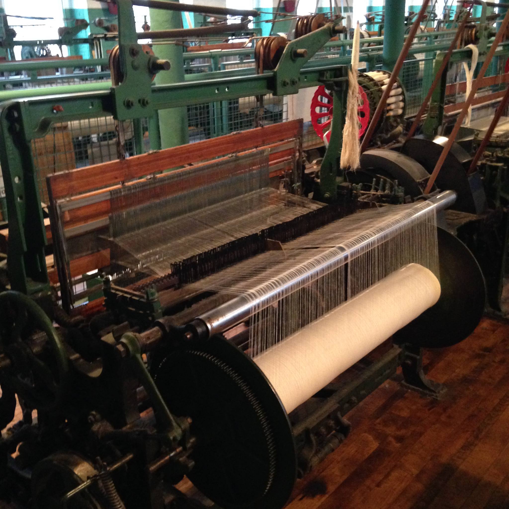 A close up of the Bott Mill Threading Machine, Lowell, in Massachusetts, an old mechanical device from the 1800s that fueled the industrial revolution. All images by author