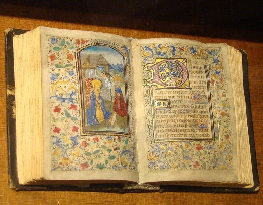 An example of an illuminated manuscript. Image by Richard White @Flickr CC BY-NC-ND.