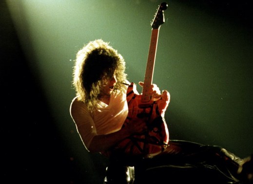 Iconic guitarist Eddie Van Halen, shredding. Technique can be a form of gendered gatekeeping. Image by K. Todd Storch @Flickr CC BY-NC-ND.