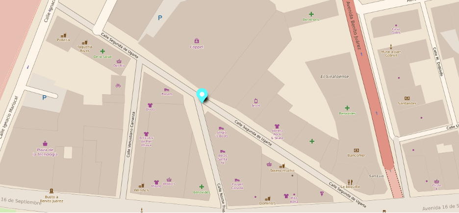 map of Calle Segunda de Ugarte